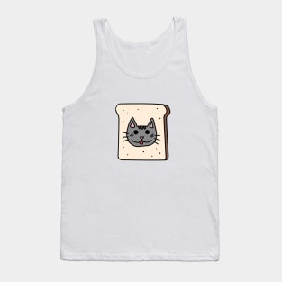 Cat Bread Doodle Tank Top